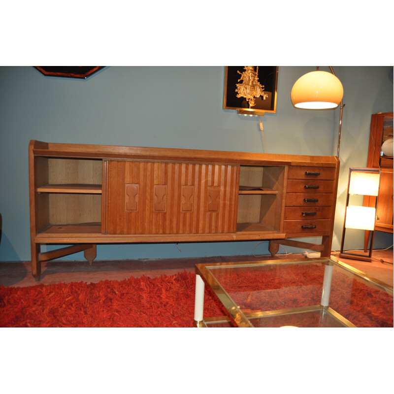 Mid-century "St Veran" sideboard, GUILLERME and CHAMBRON - 1960s