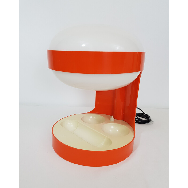 Lampe vintage modèle KD 29 Orange de Joe Colombo pour Kartell en 1967