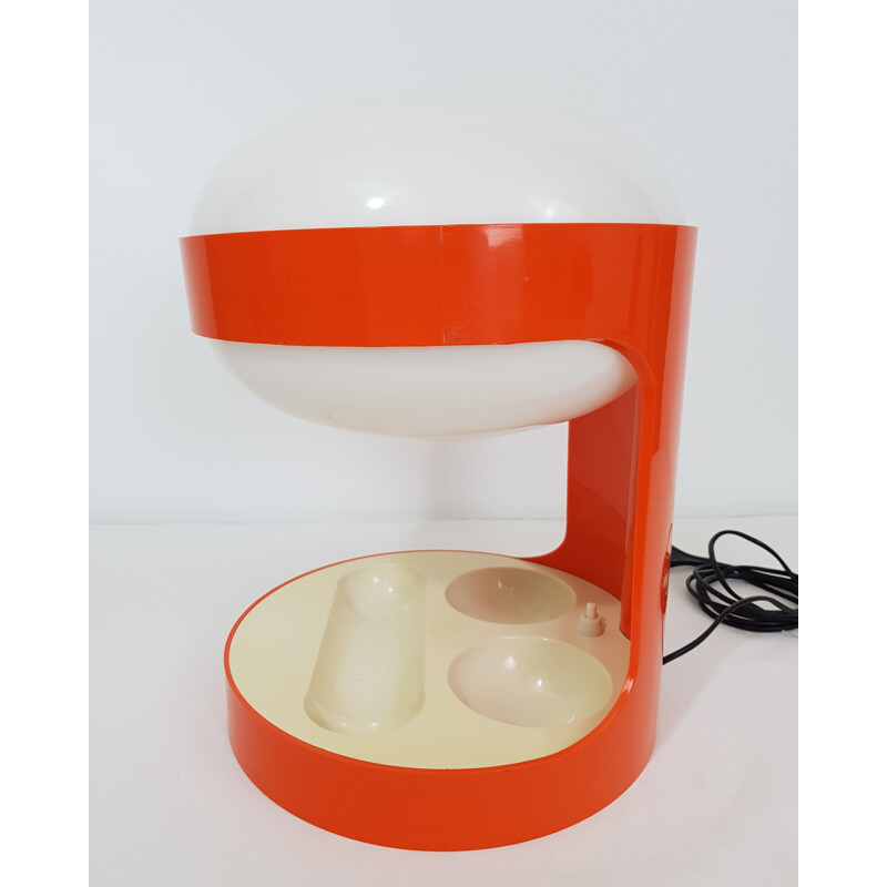 Vintage lamp model KD 29 Orange by Joe Colombo for Kartell in 1967