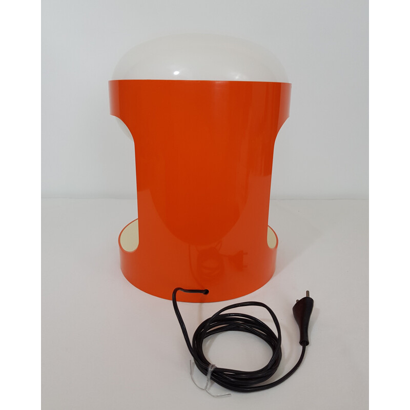 Vintage lamp model KD 29 Orange by Joe Colombo for Kartell in 1967