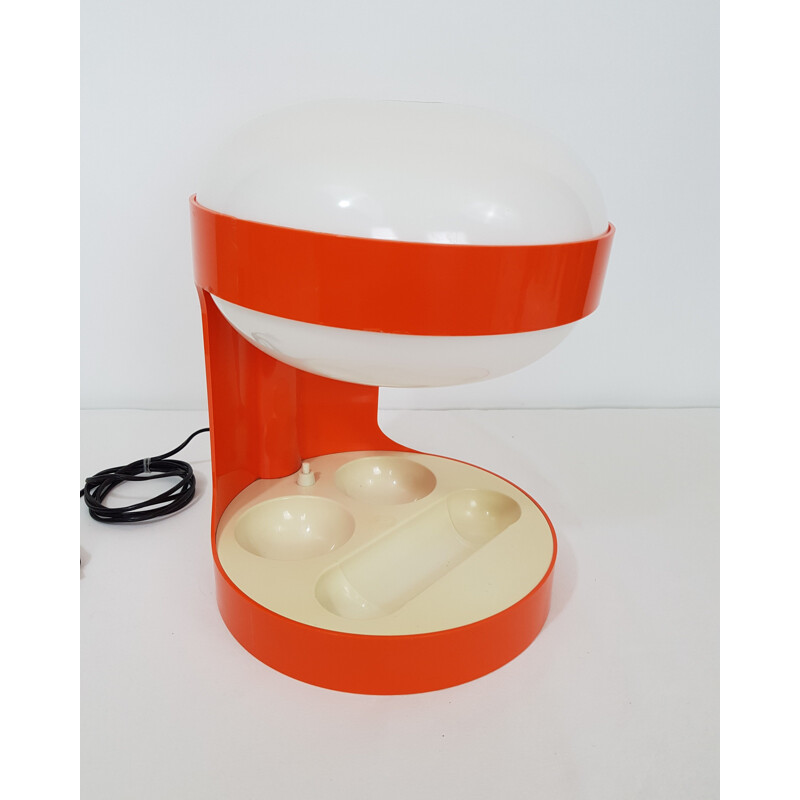 Vintage lamp model KD 29 Orange by Joe Colombo for Kartell in 1967