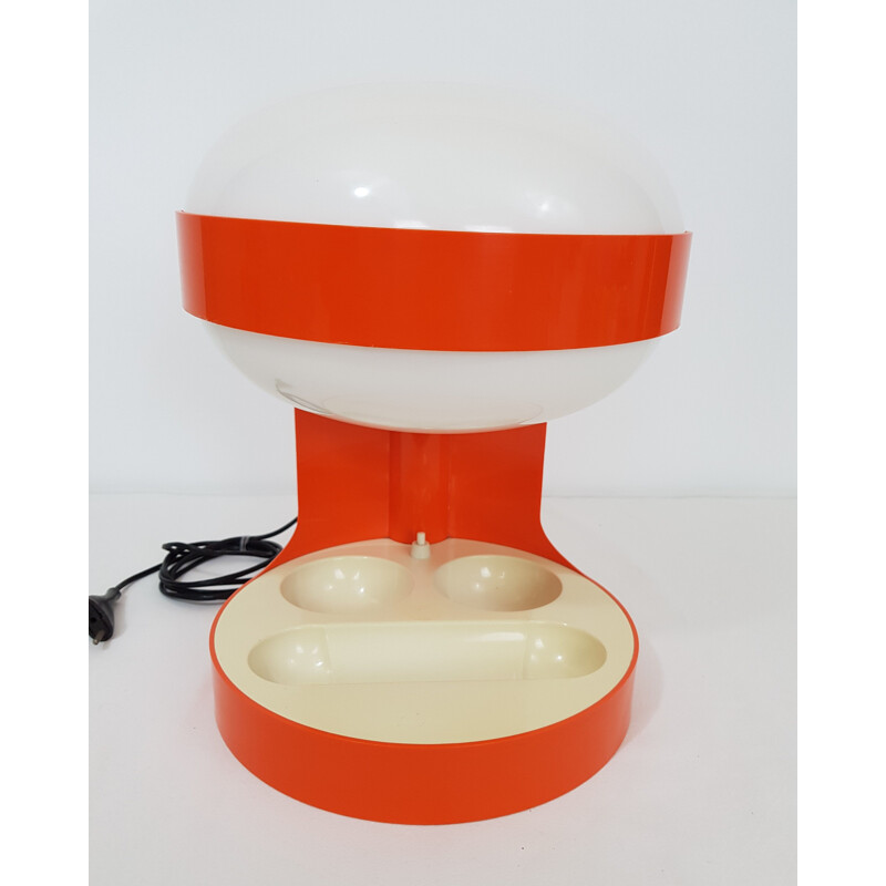 Vintage lamp model KD 29 Orange by Joe Colombo for Kartell in 1967