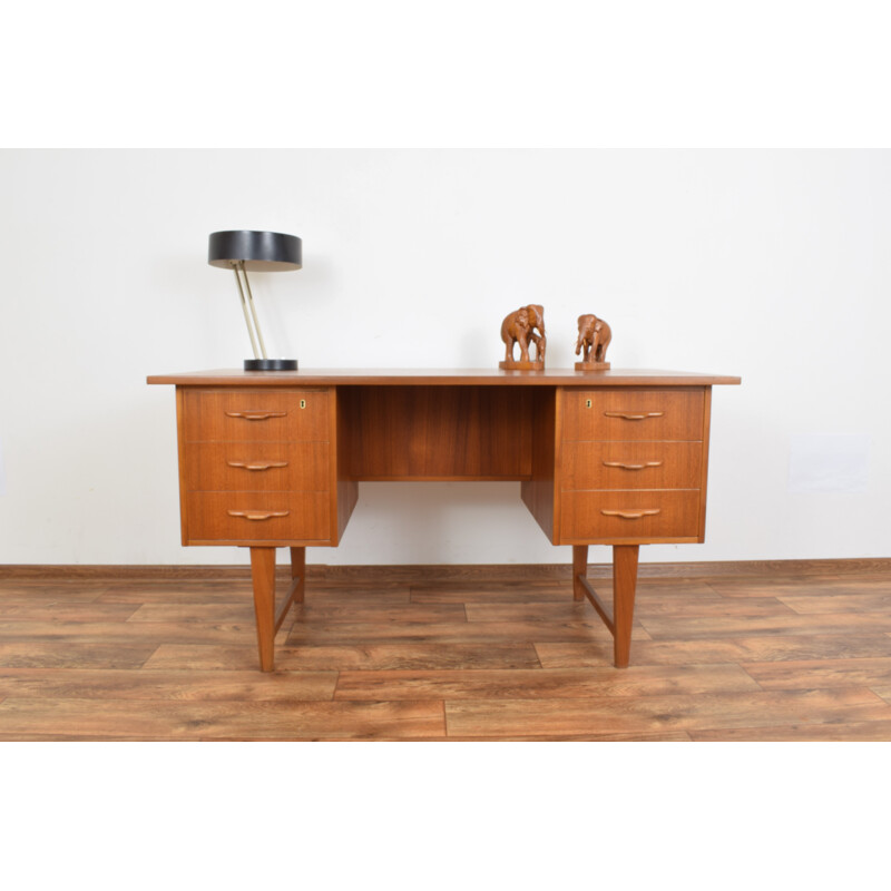 Mid-Century Teak Desk, Danish 1960s