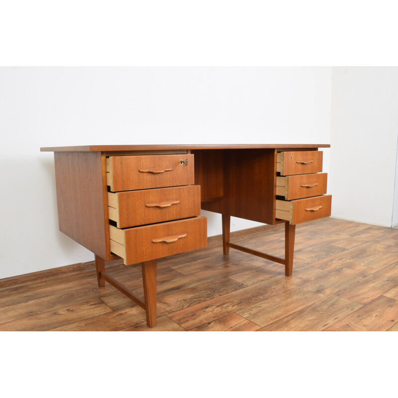 Mid-Century Teak Desk, Danish 1960s