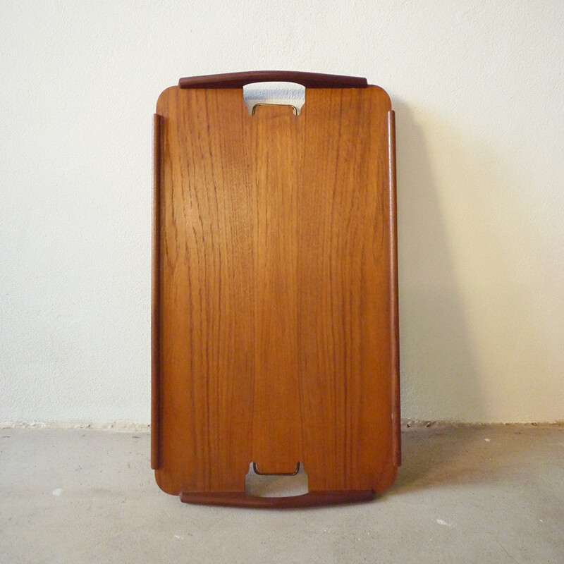 Aase Mobler teak and metal tray table - 1950s