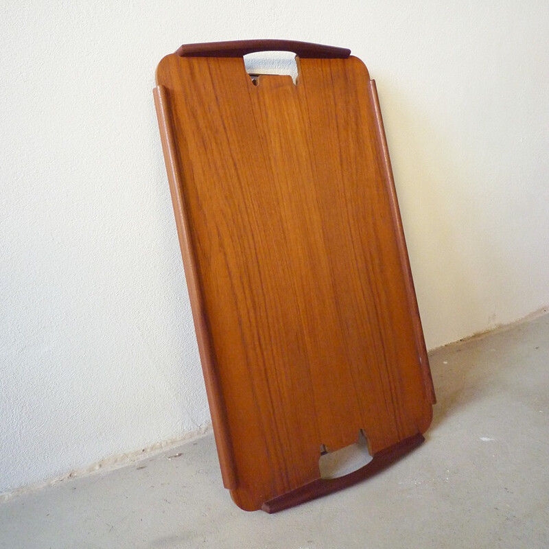 Aase Mobler teak and metal tray table - 1950s