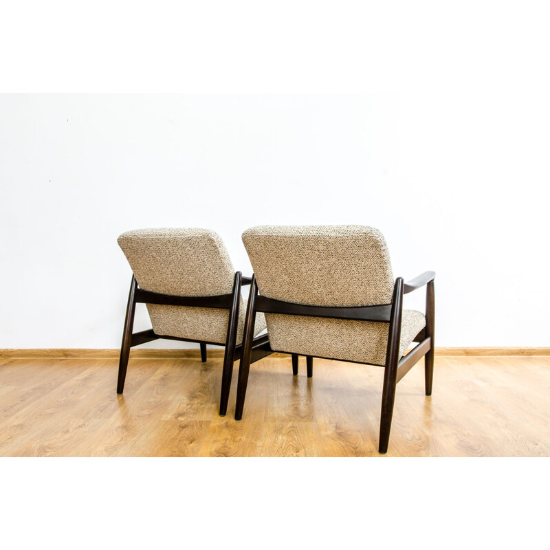 Pair of GFM-64 Vintage Armchairs by Edmund Homa 1960s