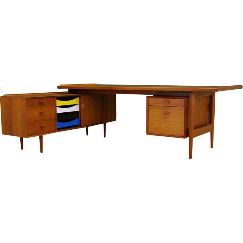 Vintage Desk in teak by Arne Vodder for Sibast, 1960