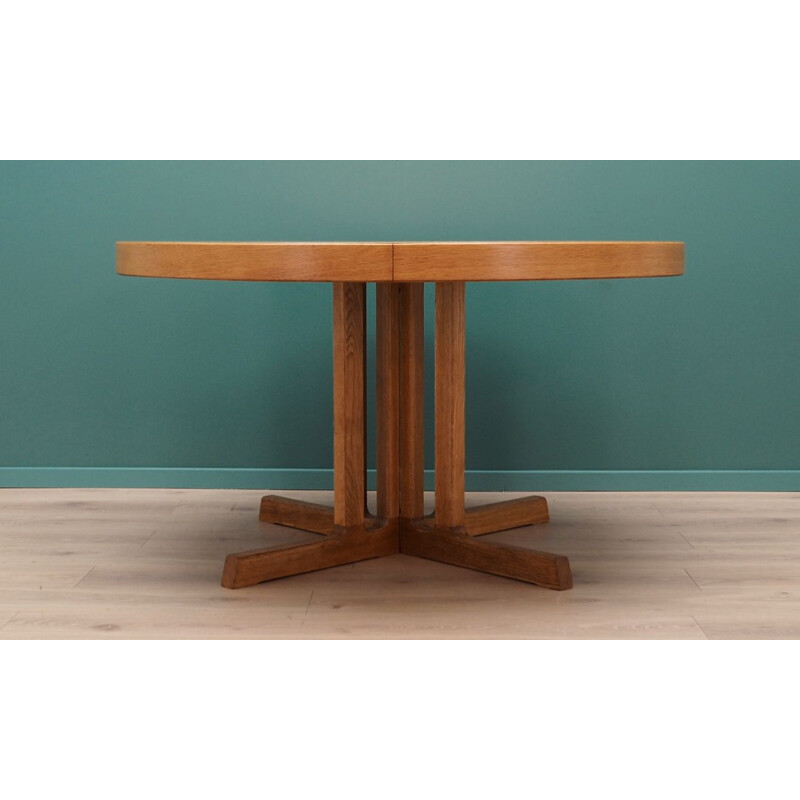 Vintage ash dining table by Johannes Andersen, 1960