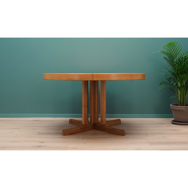 Vintage ash dining table by Johannes Andersen, 1960