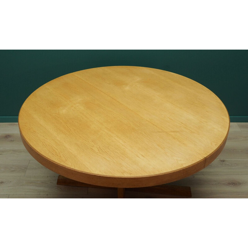 Vintage ash dining table by Johannes Andersen, 1960