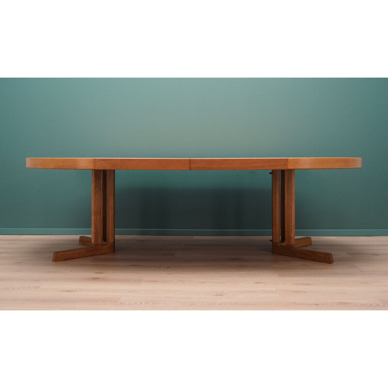 Vintage ash dining table by Johannes Andersen, 1960