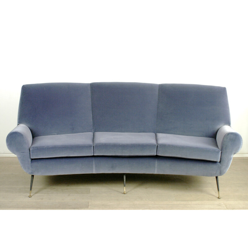 Minotti curved 3-seater sofa, Gigi RADICE - 1950s