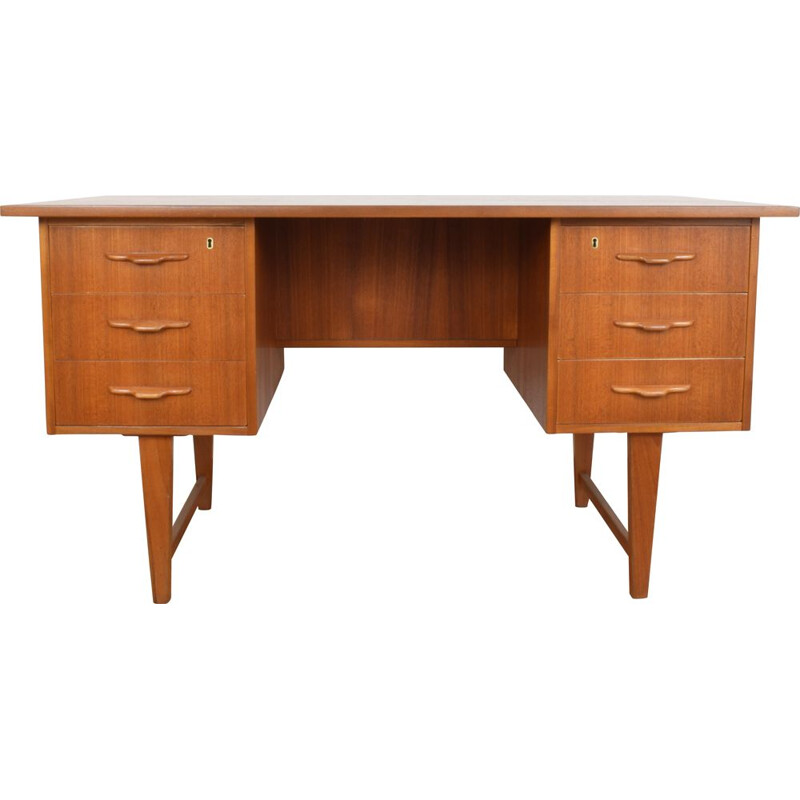 Mid-Century Teak Desk, Danish 1960s