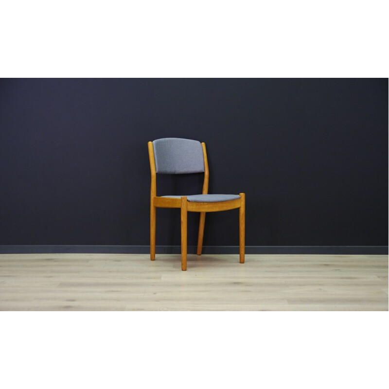 Set of 6 vintage ash chairs by Poul M. Volther from Møbler FDB, 1960