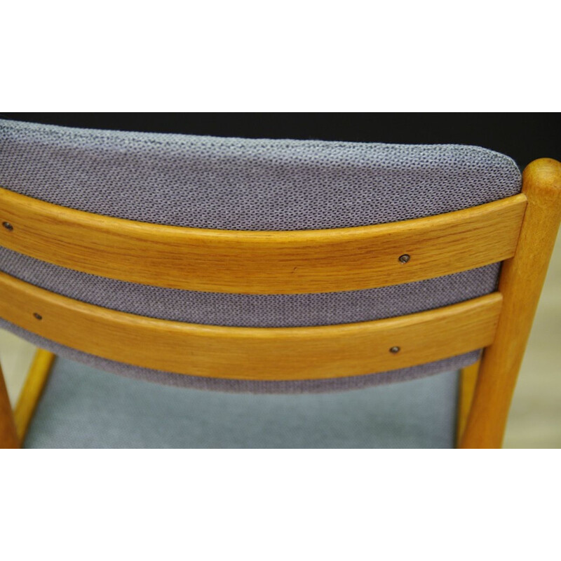 Set of 6 vintage ash chairs by Poul M. Volther from Møbler FDB, 1960