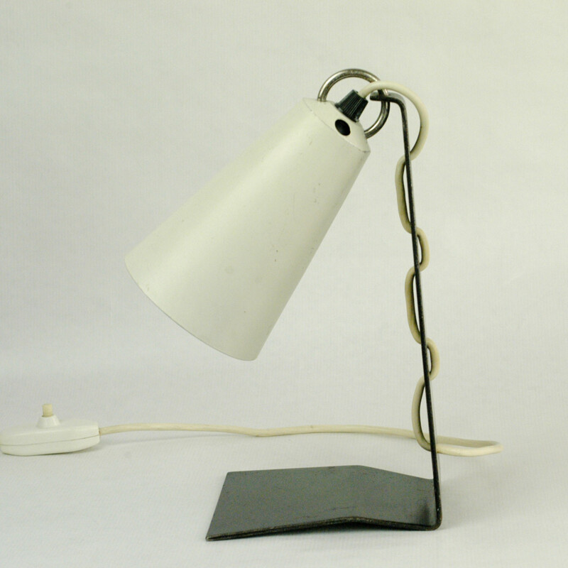 Lámpara de mesa vintage de J. T. Kalmar, Austria 1950