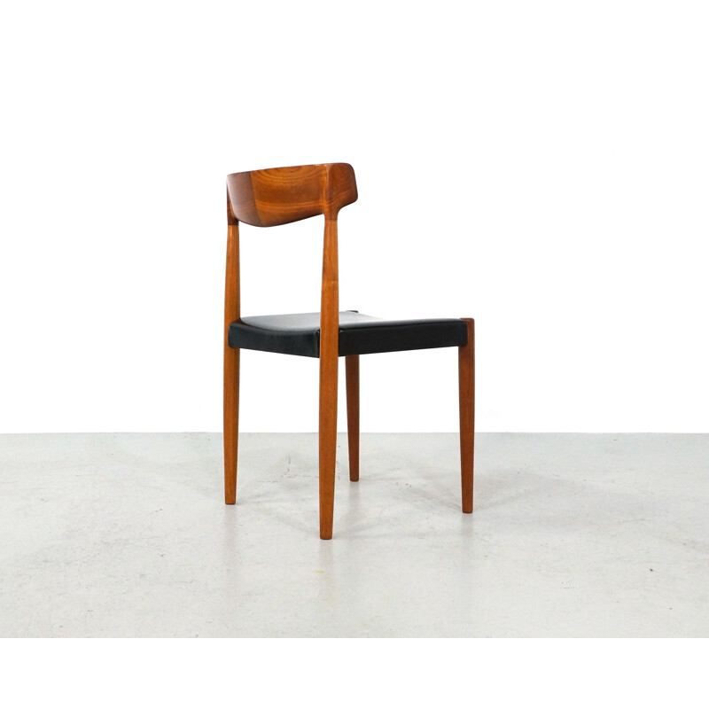 Set of 4 Vintage Teak Dining Chairs by Knud Faerch for Bovenkamp 1960