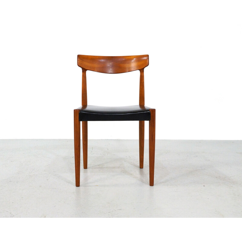 Set van 4 vintage teakhouten eetkamerstoelen van Knud Faerch voor Bovenkamp 1960