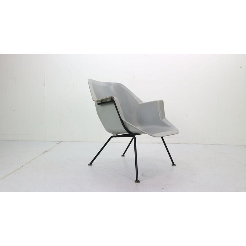 Silla vintage 416 de fibra de vidrio de Wim Rietveld