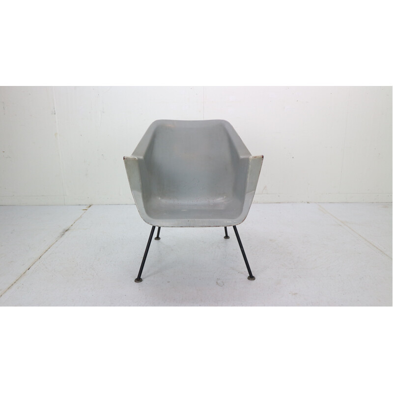 Vintage 416 Fiberglass Shell Chair by Wim Rietveld & Andre Cordemeyer for Gispen, 1950s