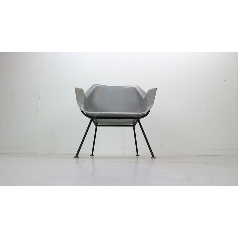 Cadeira em fibra de vidro Vintage 416 de Wim Rietveld