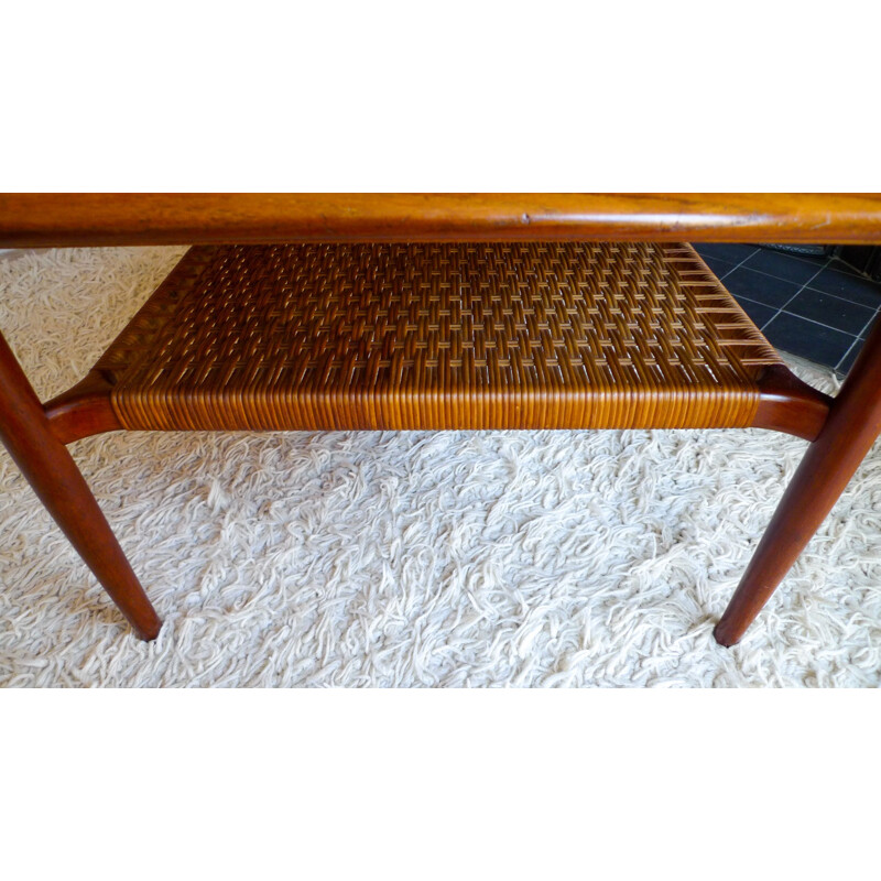 Table basse vintage Kurt Østervig pour Jason Møbler, Danemark 1960