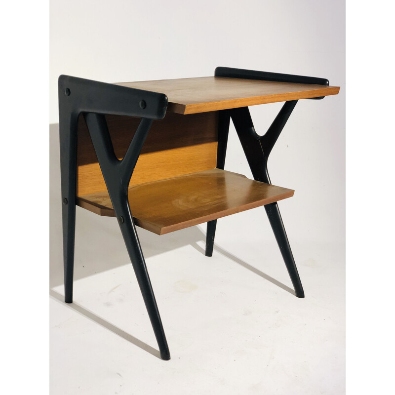 Vintage Scandinavian wood desk