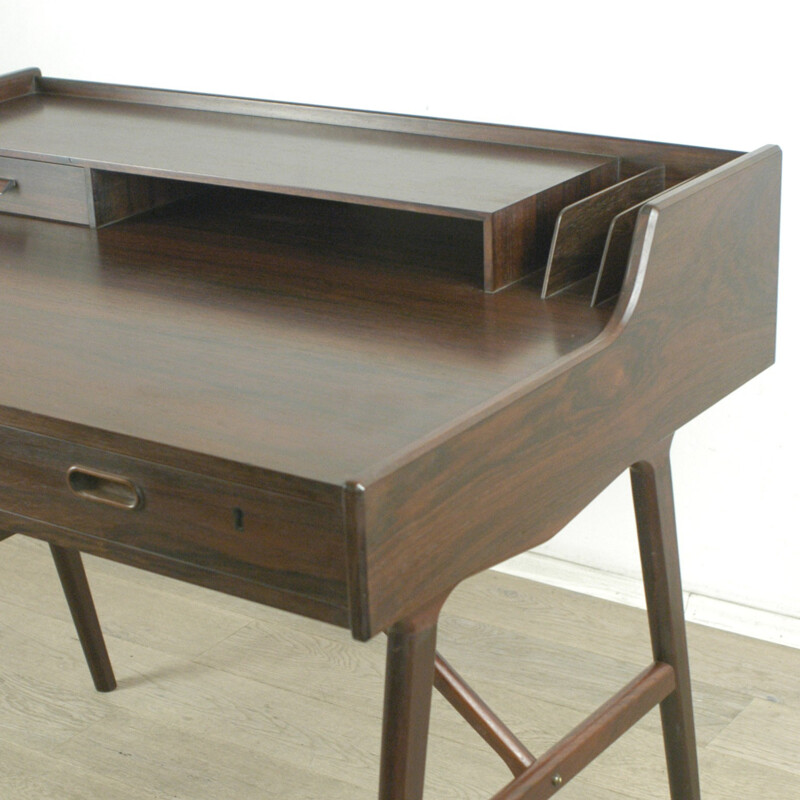 Scandinavian Modern writing desk in rosewood, Arne Wahl IVERSEN - 1960s