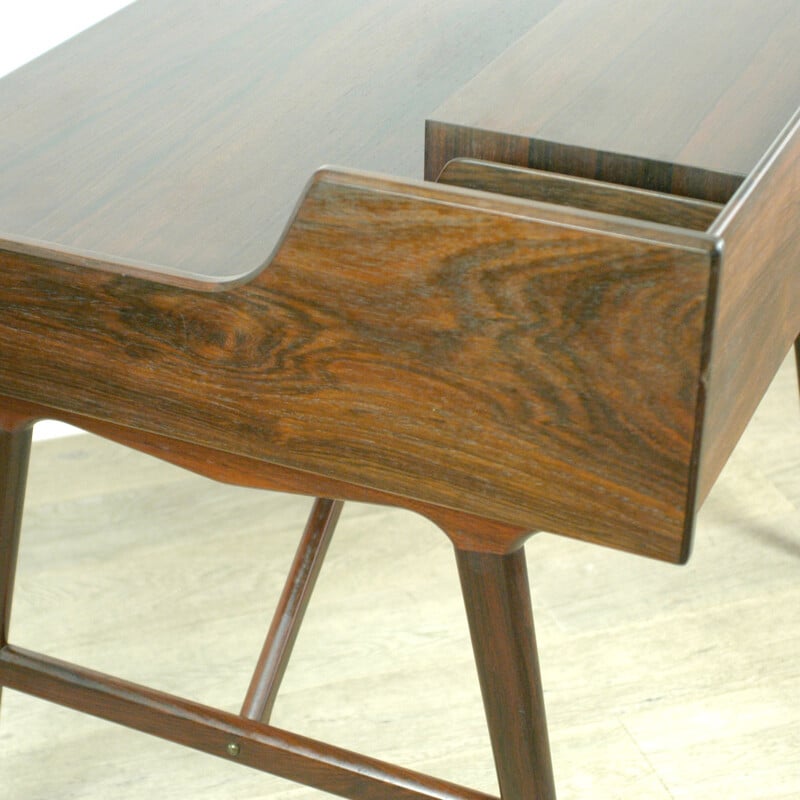 Scandinavian Modern writing desk in rosewood, Arne Wahl IVERSEN - 1960s