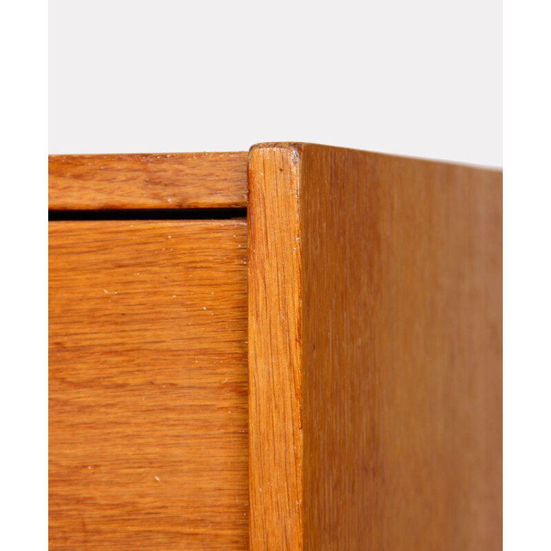 Vintage oak chest of 8 drawers, Jiri Jiroutek for Interier Praha, 1960