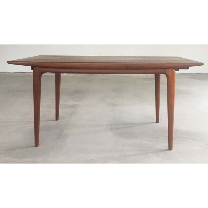 Tavolo da pranzo vintage in teak di Slagelse Mobler per Alfred Christensen, Danimarca 1950