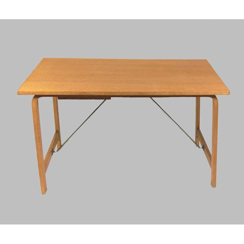 Vintage Desk in Oak by Fritz Hansen Arne Jacobsen Saint Catherines Danish 1965