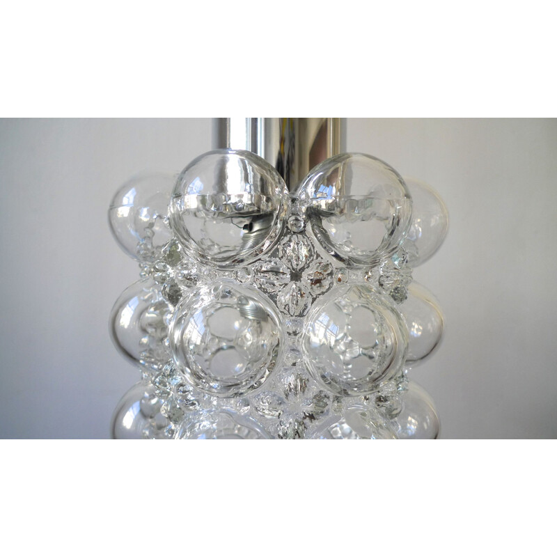 Mid-Century  'Bubble Glass' Pendant Light by Tynell & Gantenbrink For Limburg Glashütte, 1960s