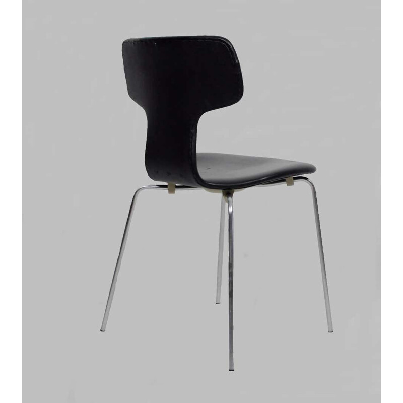 Vintage hamerstoel T van Fritz Hansen Arne Jacobsen Deens 1960