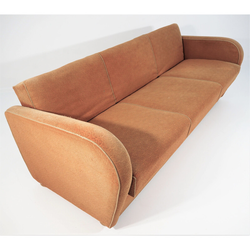 Vintage Model H363 Sofa by Jindřich Halabala, Art Deco 1930