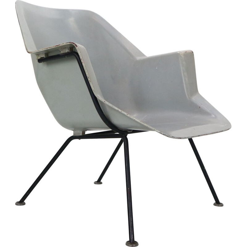 Silla vintage 416 de fibra de vidrio de Wim Rietveld