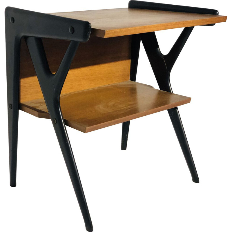 Vintage Scandinavian wood desk