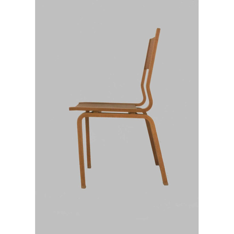 Bureau et chaise saint catherines vintage en chêne par Arne Jacobsen pour Fritz Hansen, 1965