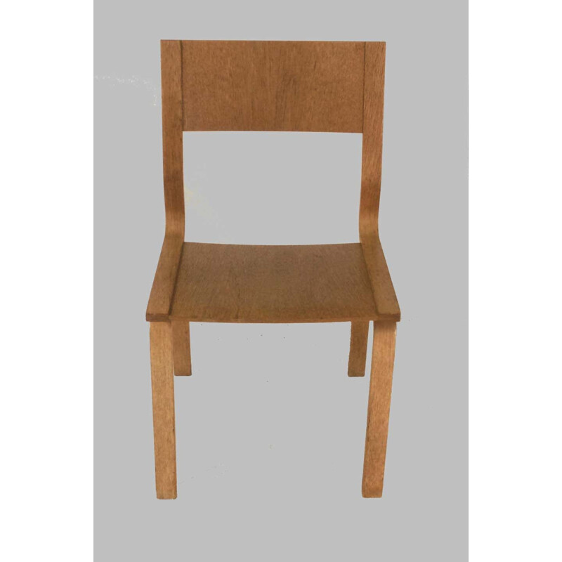 Vintage Saint Catherines Chair in Laminated Oak by Fritz Hansen Arne Jacobsen 1965 