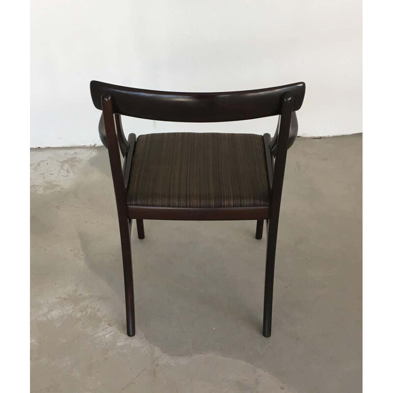 Vintage Mahagoni Sessel von Ole Wanscher für Poul Jeppesen Furniture, 1960