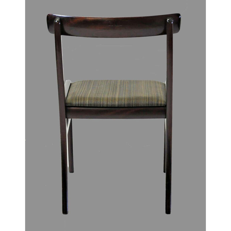 Set of 12 vintage Mahogany Dining Chairs, Inc. Reupholstery Ole Wanscher 1960