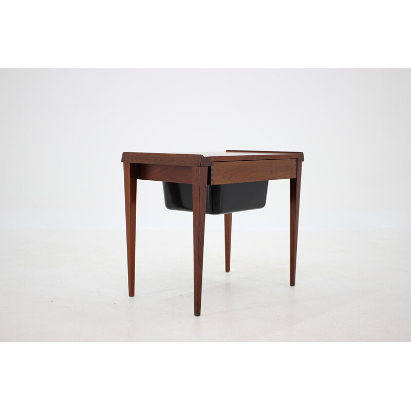 Vintage Teak Sewing Table Danish 1960s