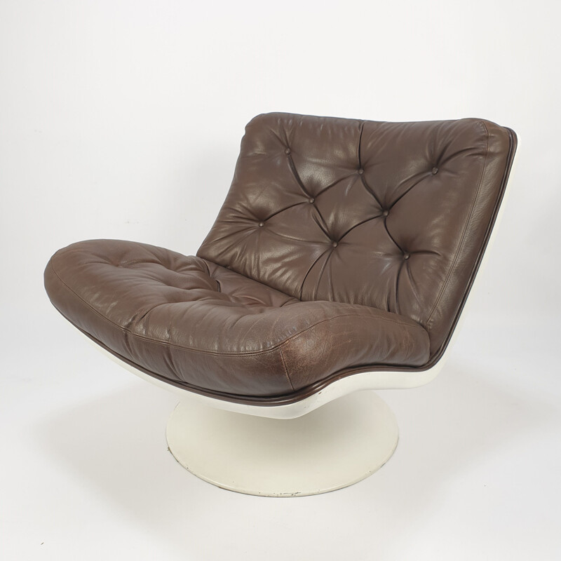 Fauteuil lounge vintage modèle 975 de Geoffrey Harcourt Artifort 1960
