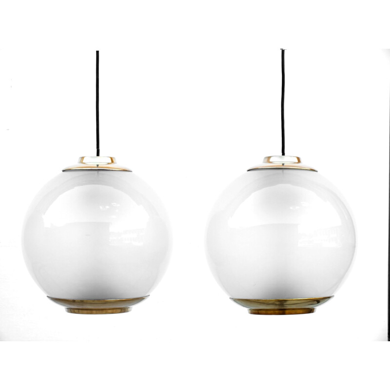 Vintage ball lamps by Luigi Caccia Dominioni for Azucena, 1954