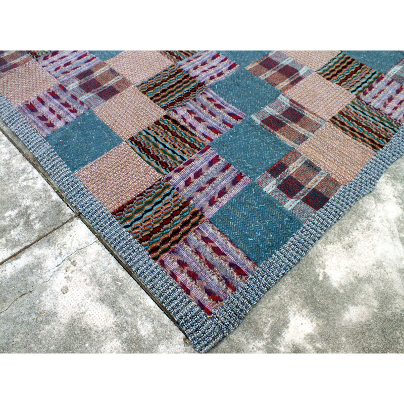 Vintage patchwork serie arra's van Ottavio Missoni voor Saporiti, Italië 1970