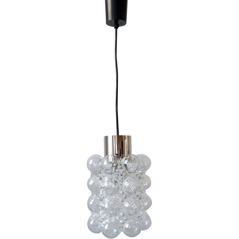 Mid-Century  'Bubble Glass' Pendant Light by Tynell & Gantenbrink For Limburg Glashütte, 1960s