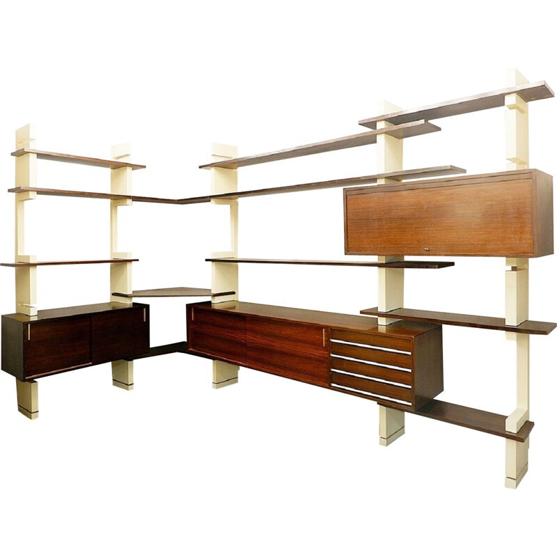 Vintage wall unit For Amma, Italian Turin 1960