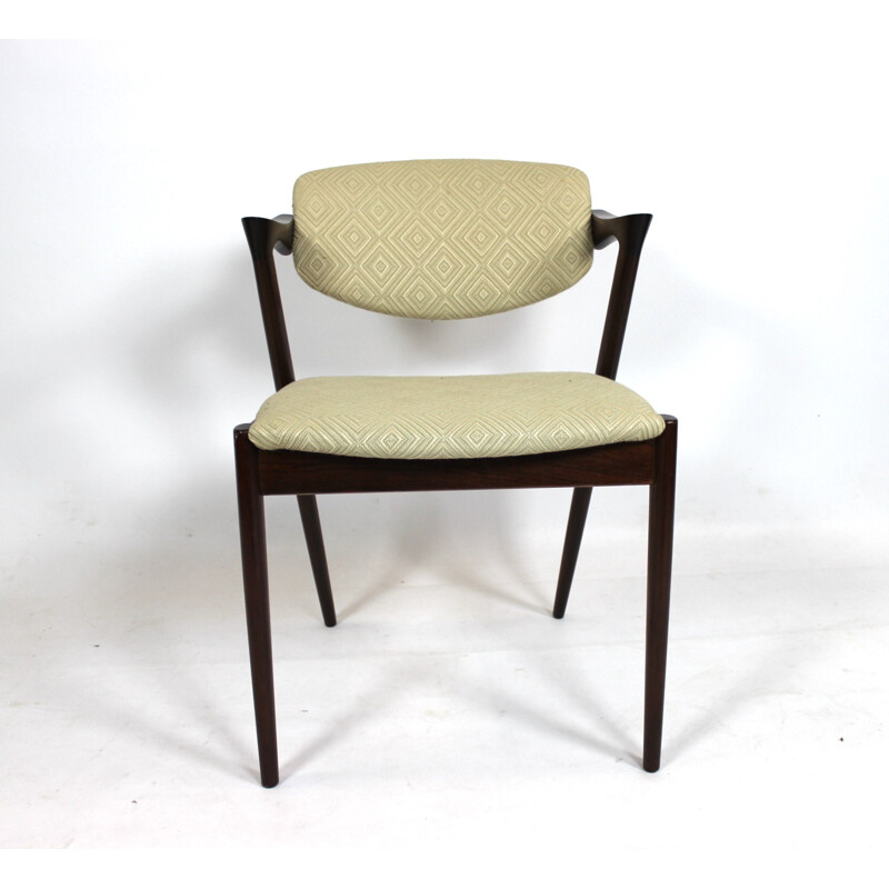 Lot de 4 chaises vintage de salle à manger Kai Kristiansen 1960