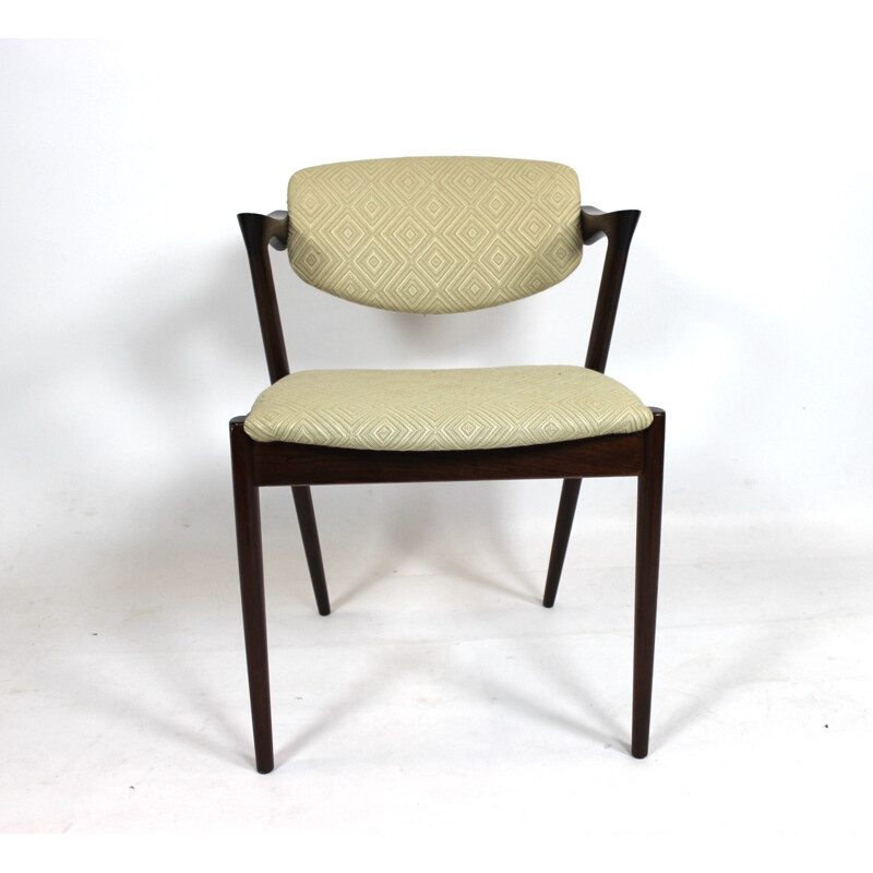 Vintage set of 4 dining chairs Kai Kristiansen  1960s